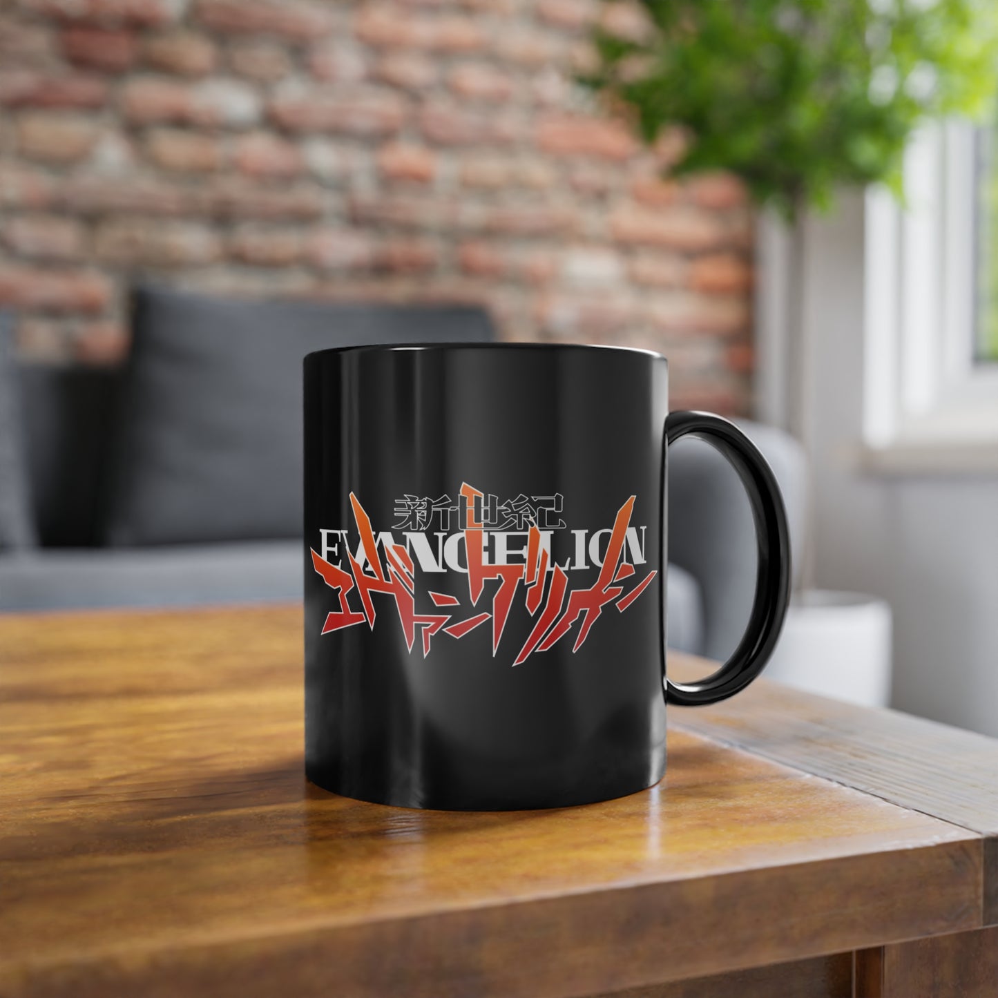Neon Genesis Evangelion Mug - Blueprint Eva-01 (Black)