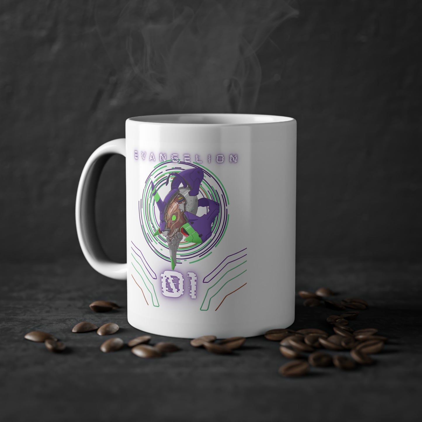Neon Genesis Evangelion Mug - Blueprint Eva-01