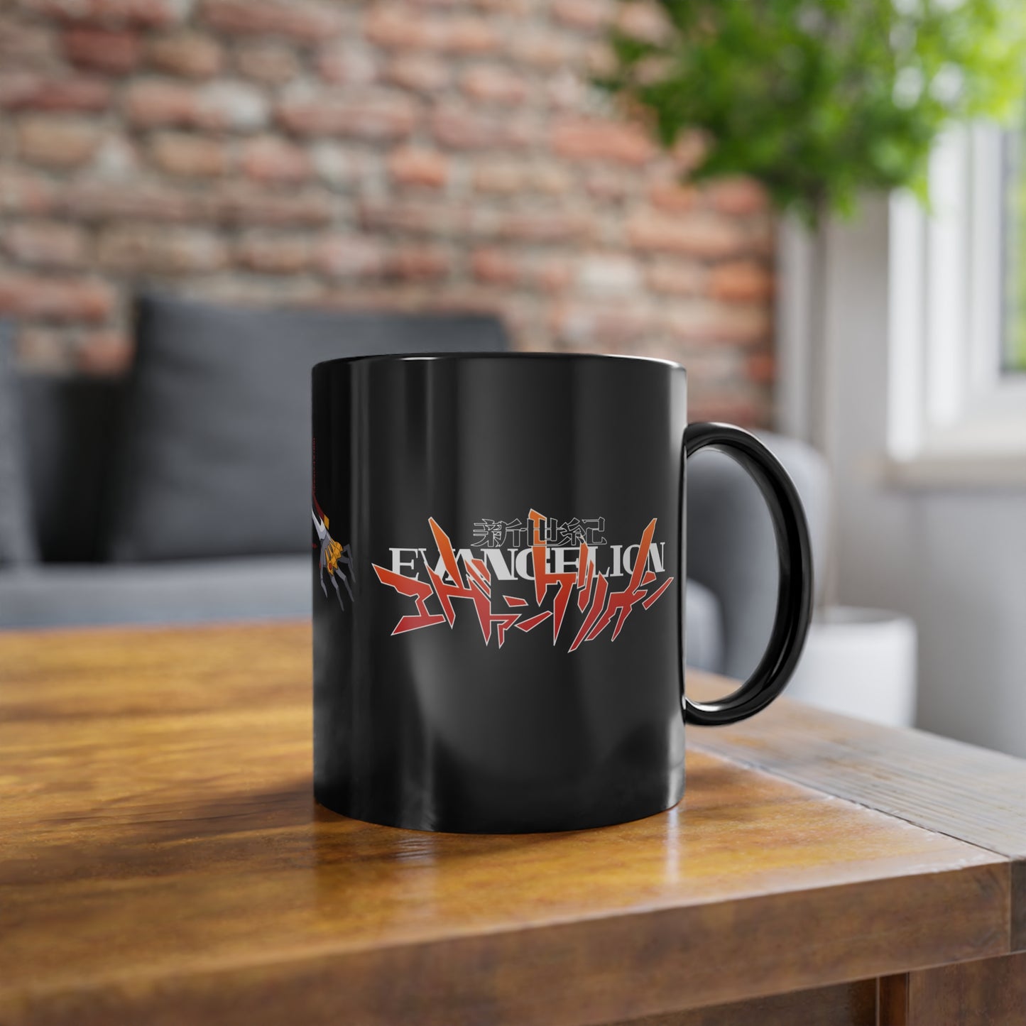 Neon Genesis Evangelion Mug - Eva-02 (Black)