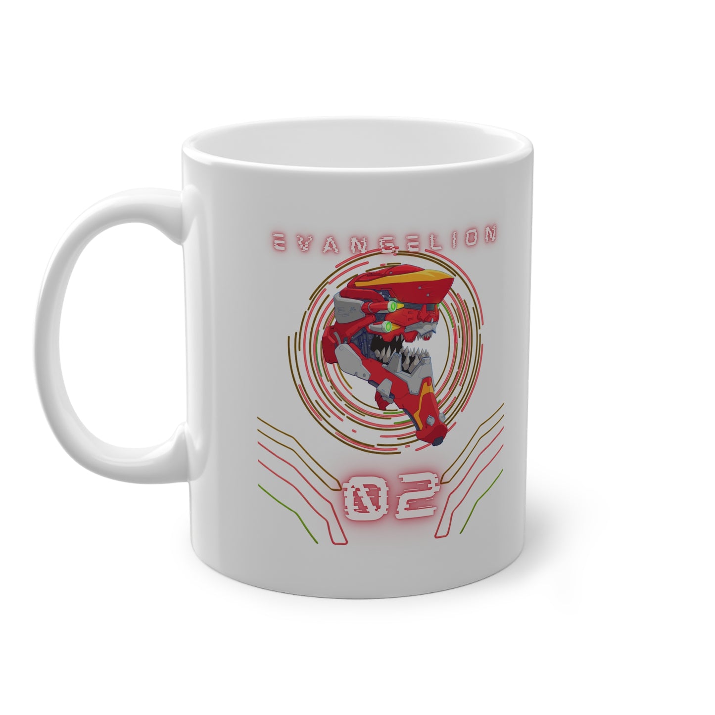 Neon Genesis Evangelion Mug - Blueprint Eva-02