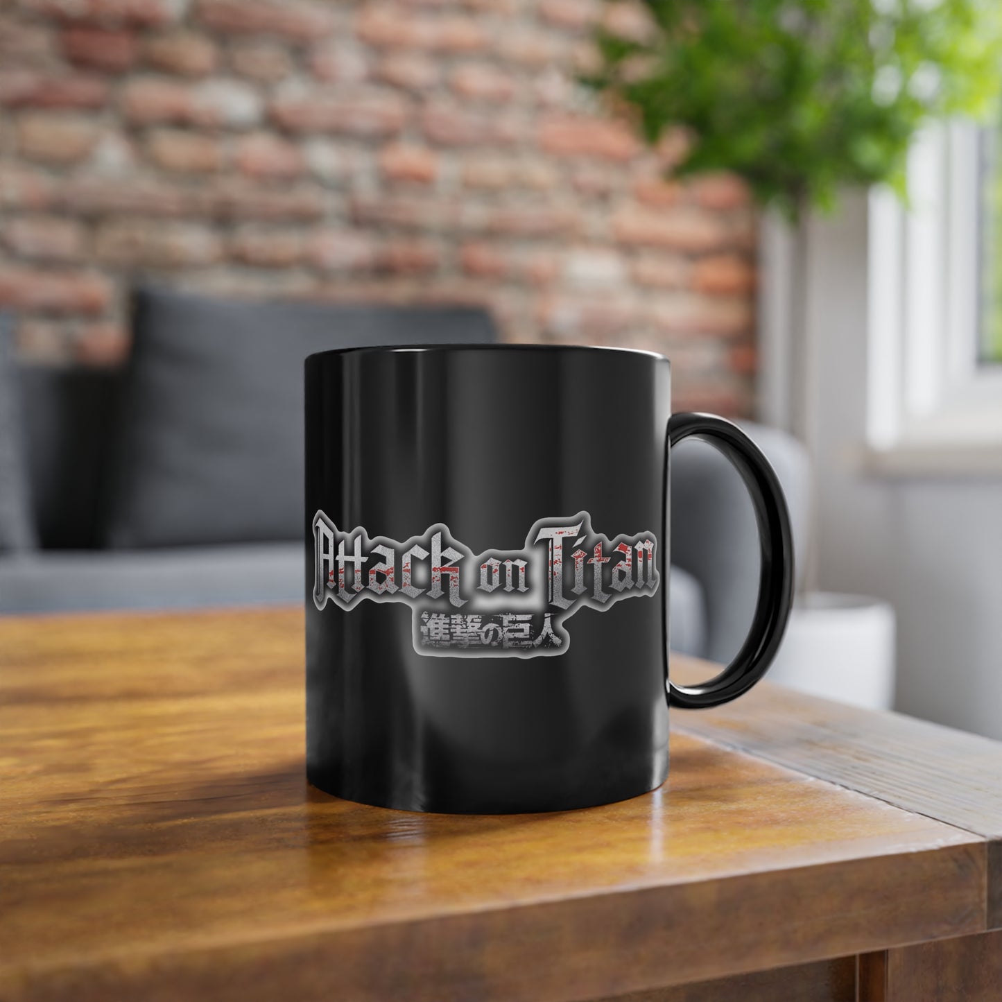 Attack on Titan Mug - Garrison Regiment (Black)