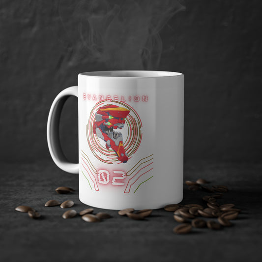 Neon Genesis Evangelion Mug - Blueprint Eva-02