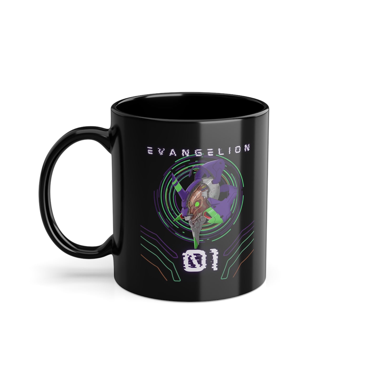Neon Genesis Evangelion Mug - Blueprint Eva-01 (Black)