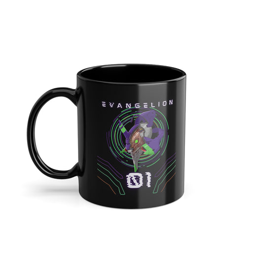 Neon Genesis Evangelion Mug - Blueprint Eva-01 (Black)