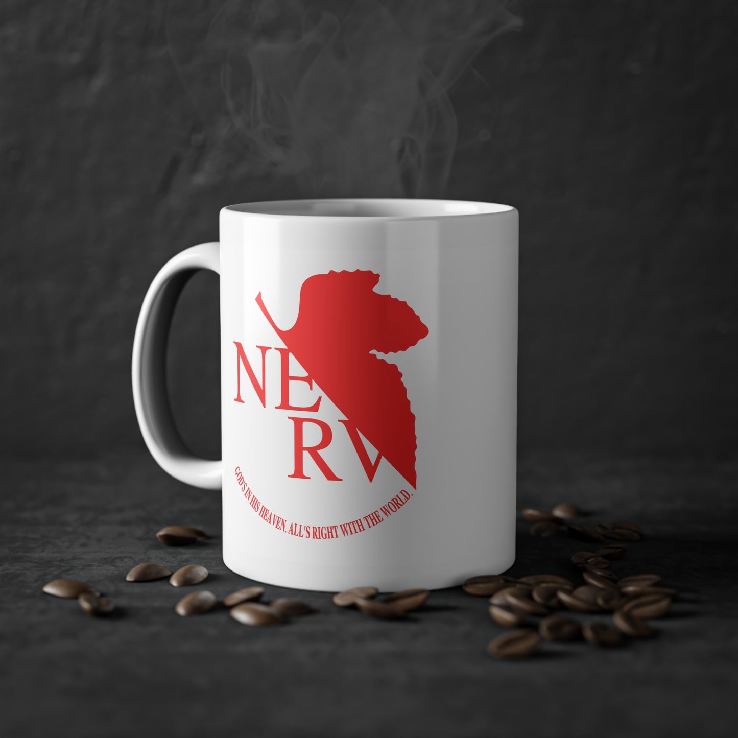 Neon Genesis Evangelion Mug - NERV Inspired design